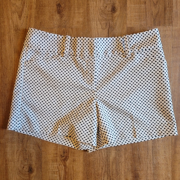 Ann Taylor Pants - Ann Taylor Polka Dot Shorts Black and White